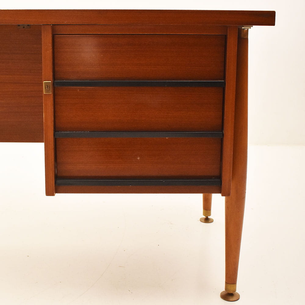 SCR42 1 wooden desk 20th century design 1960s Schirolli .jpg